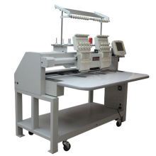 2 Head 9 Colors Flat Embroidery Machine